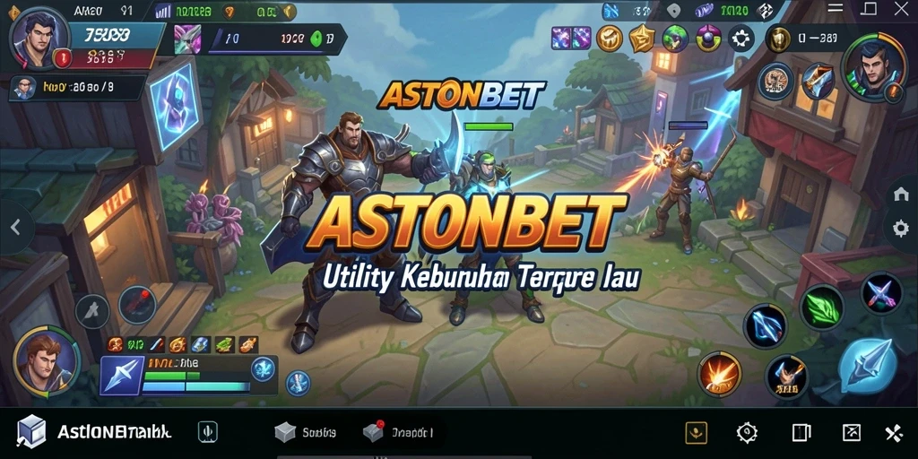 Tampilan antarmuka yang intuitif dan menarik dari ASTONBET.