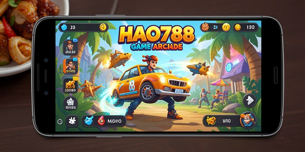 Tampilan gameplay HAO788 dengan karakter dan level yang menantang.