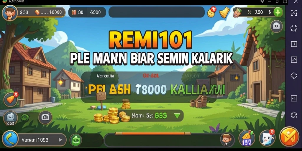 Tampilan menarik dari gameplay REMI101 yang memikat dan mendebarkan.