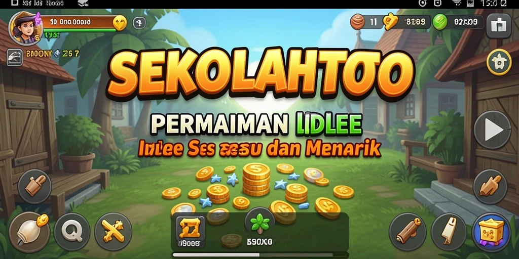 Screenshot gameplay <strong>SEKOLAHTOTO</strong> yang menunjukan pengalaman bermain Idle yang seru.
