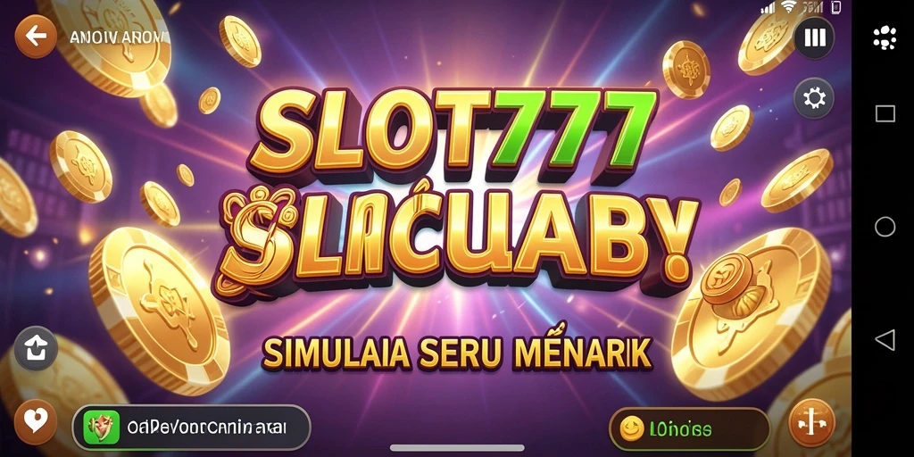 Tampilan gameplay seru di SLOT777 dengan berbagai tema menarik.